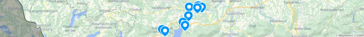 Map view for Pharmacies emergency services nearby Seewalchen am Attersee (Vöcklabruck, Oberösterreich)